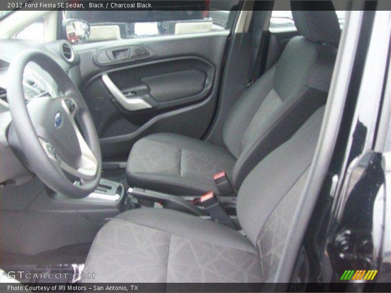 Black / Charcoal Black 2012 Ford Fiesta SE Sedan