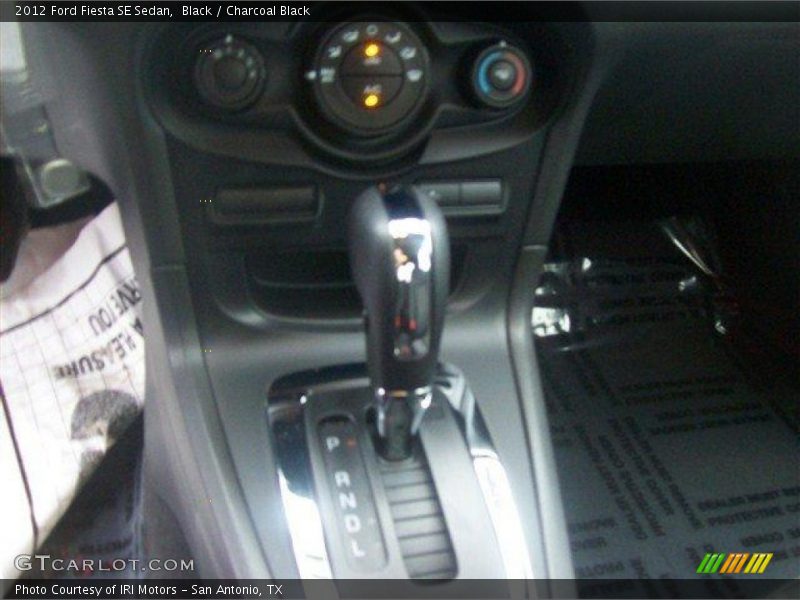 Black / Charcoal Black 2012 Ford Fiesta SE Sedan
