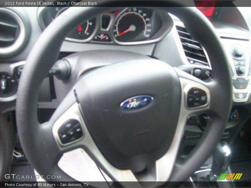 Black / Charcoal Black 2012 Ford Fiesta SE Sedan