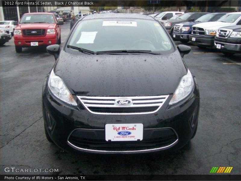 Black / Charcoal Black 2012 Ford Fiesta SE Sedan