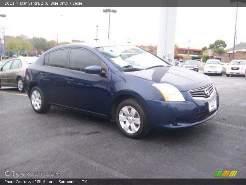 Blue Onyx / Beige 2011 Nissan Sentra 2.0