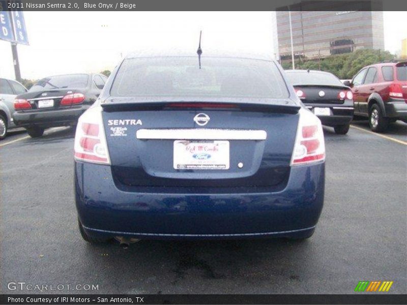 Blue Onyx / Beige 2011 Nissan Sentra 2.0