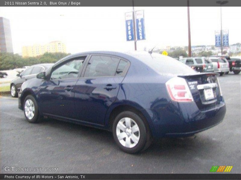 Blue Onyx / Beige 2011 Nissan Sentra 2.0