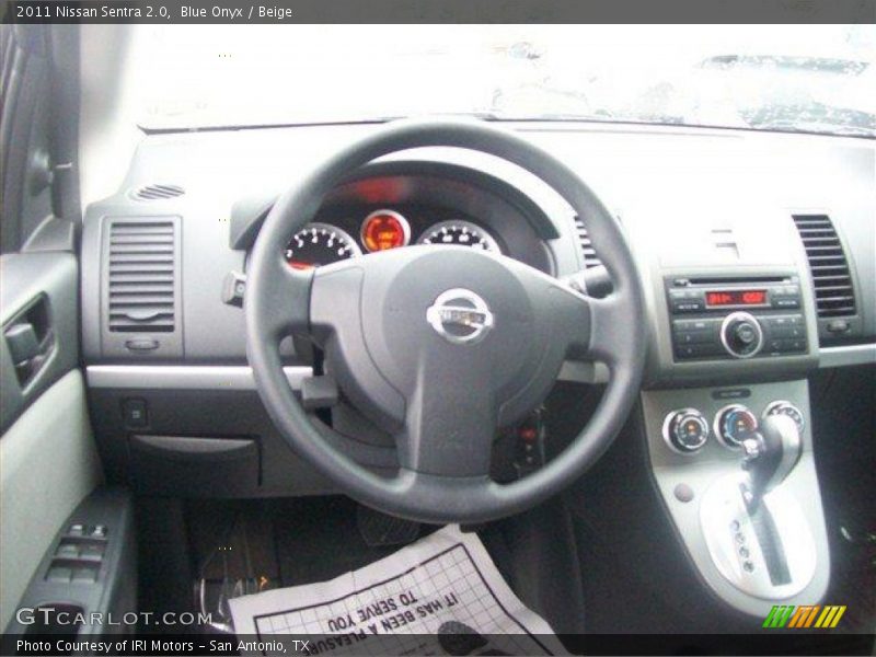 Blue Onyx / Beige 2011 Nissan Sentra 2.0