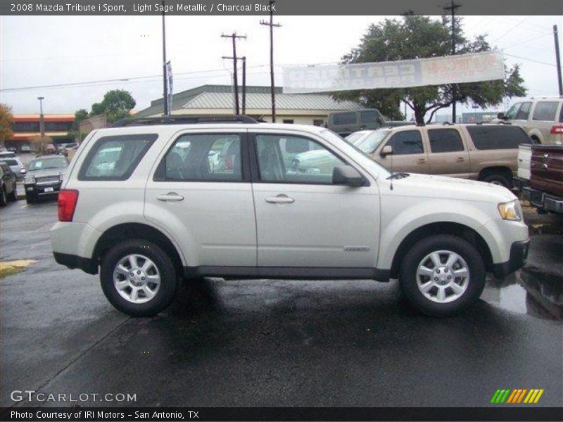 Light Sage Metallic / Charcoal Black 2008 Mazda Tribute i Sport