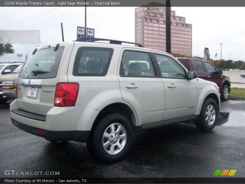 Light Sage Metallic / Charcoal Black 2008 Mazda Tribute i Sport