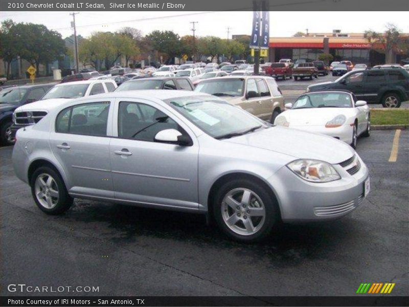Silver Ice Metallic / Ebony 2010 Chevrolet Cobalt LT Sedan