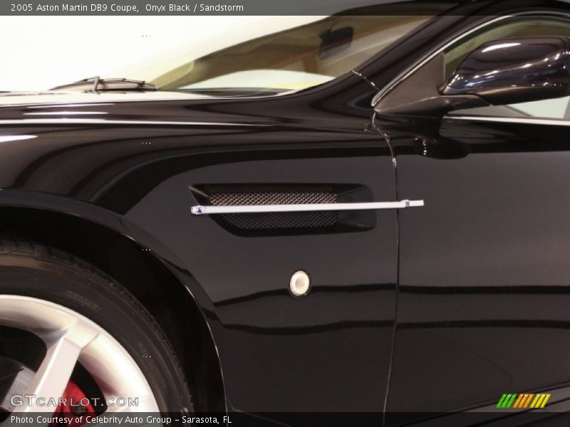 Onyx Black / Sandstorm 2005 Aston Martin DB9 Coupe