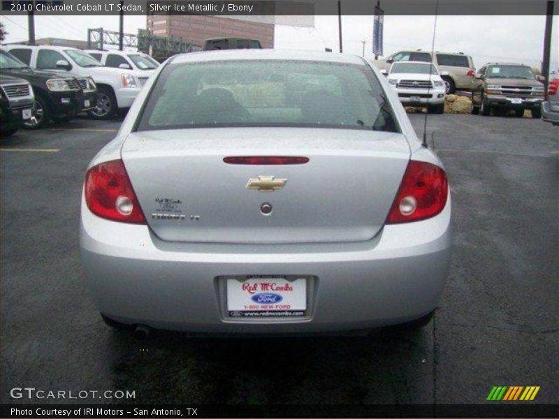 Silver Ice Metallic / Ebony 2010 Chevrolet Cobalt LT Sedan