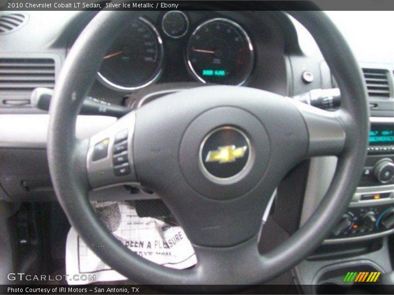 Silver Ice Metallic / Ebony 2010 Chevrolet Cobalt LT Sedan