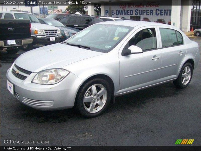 Silver Ice Metallic / Ebony 2010 Chevrolet Cobalt LT Sedan