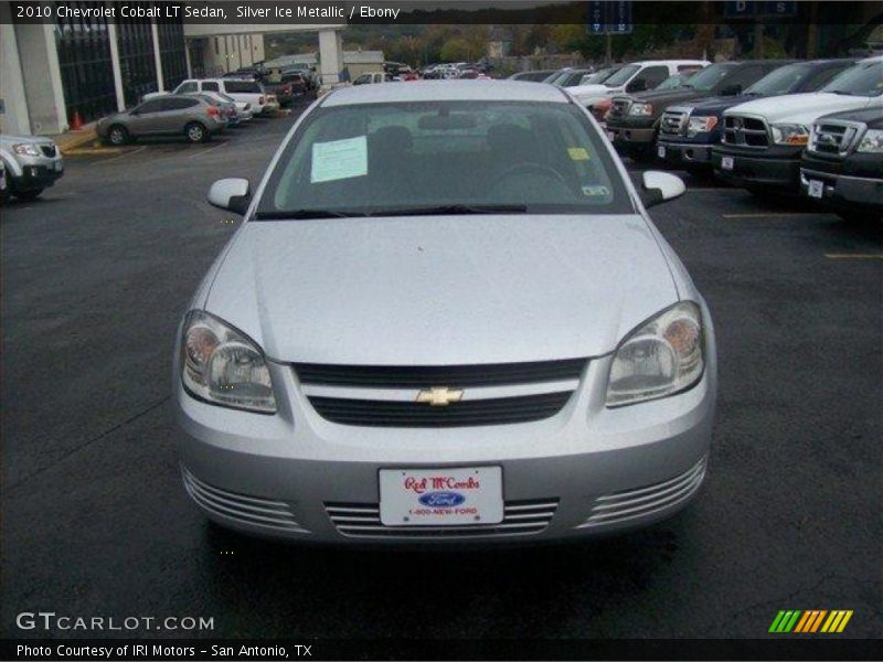 Silver Ice Metallic / Ebony 2010 Chevrolet Cobalt LT Sedan