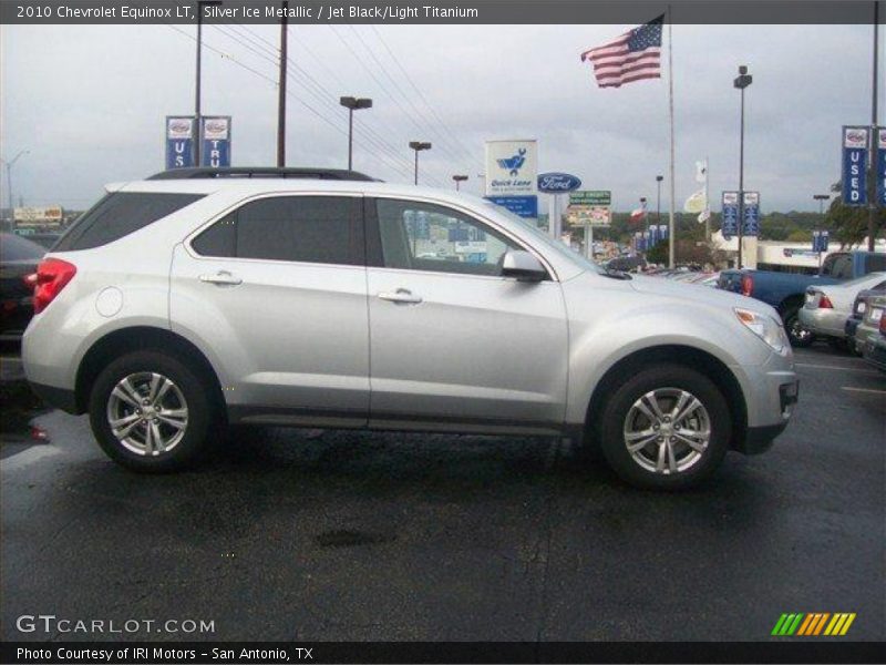Silver Ice Metallic / Jet Black/Light Titanium 2010 Chevrolet Equinox LT