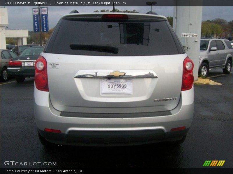 Silver Ice Metallic / Jet Black/Light Titanium 2010 Chevrolet Equinox LT