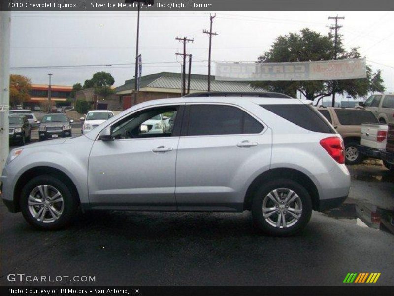 Silver Ice Metallic / Jet Black/Light Titanium 2010 Chevrolet Equinox LT
