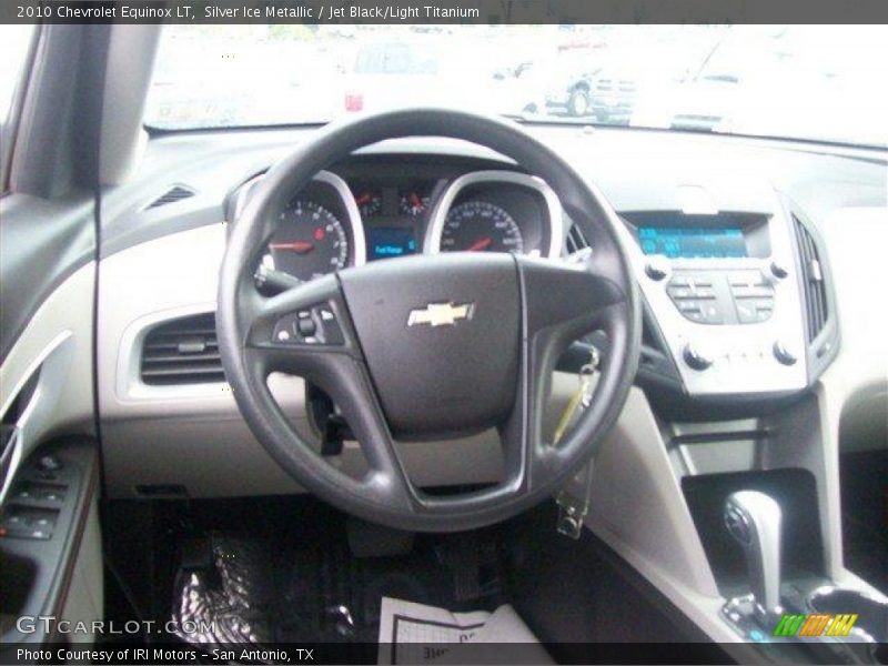 Silver Ice Metallic / Jet Black/Light Titanium 2010 Chevrolet Equinox LT