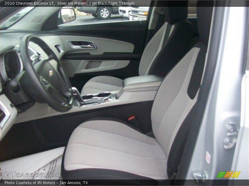 Silver Ice Metallic / Jet Black/Light Titanium 2010 Chevrolet Equinox LT