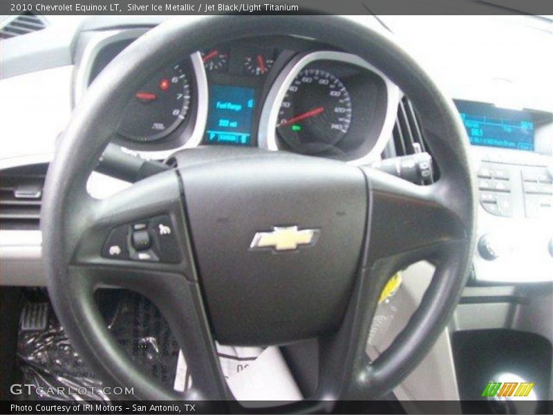 Silver Ice Metallic / Jet Black/Light Titanium 2010 Chevrolet Equinox LT