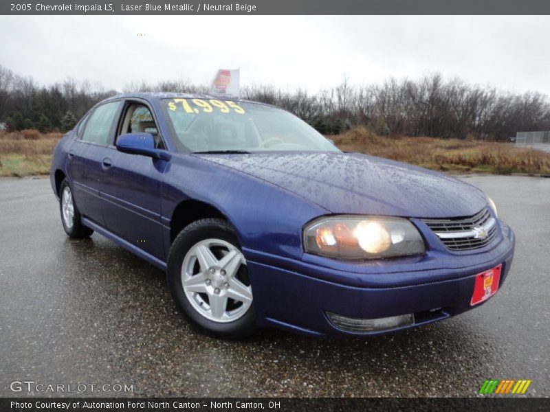 Laser Blue Metallic / Neutral Beige 2005 Chevrolet Impala LS