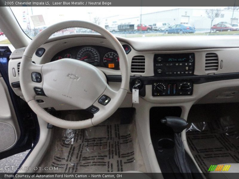 Laser Blue Metallic / Neutral Beige 2005 Chevrolet Impala LS