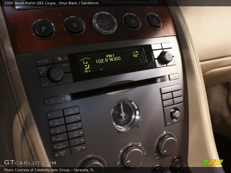 Controls of 2005 DB9 Coupe