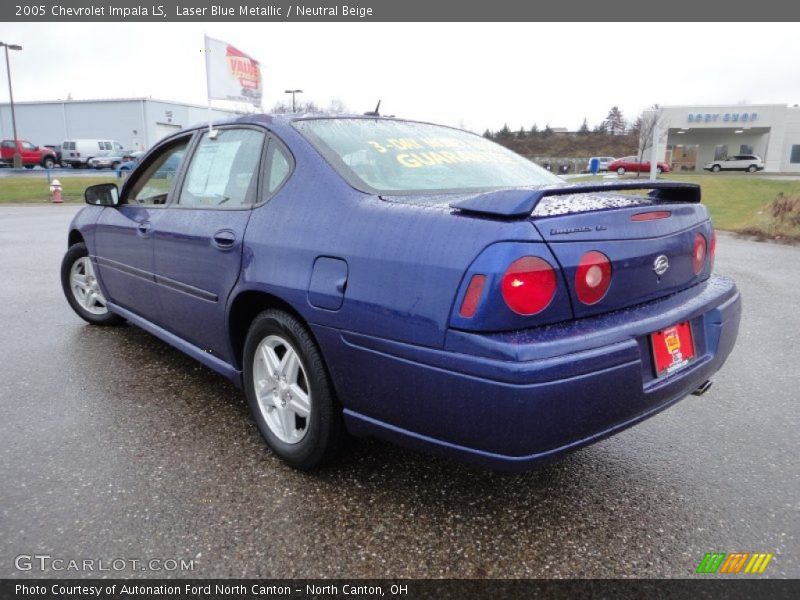 Laser Blue Metallic / Neutral Beige 2005 Chevrolet Impala LS