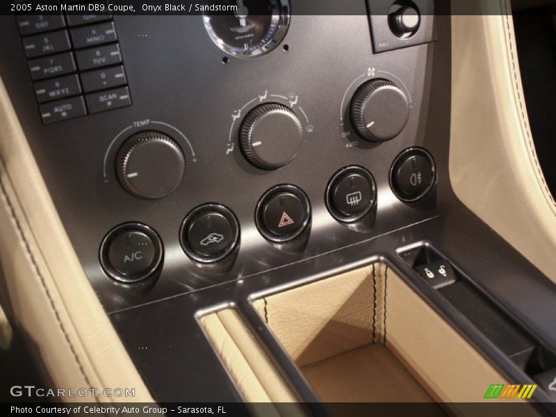 Controls of 2005 DB9 Coupe