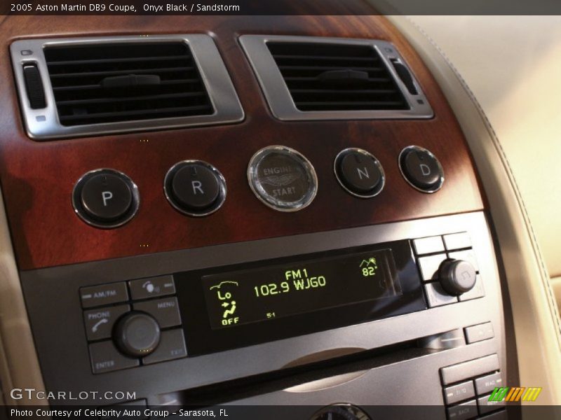 Controls of 2005 DB9 Coupe