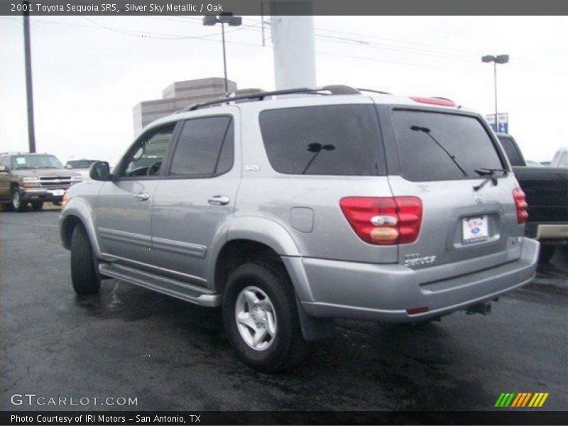 Silver Sky Metallic / Oak 2001 Toyota Sequoia SR5