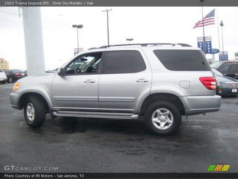 Silver Sky Metallic / Oak 2001 Toyota Sequoia SR5