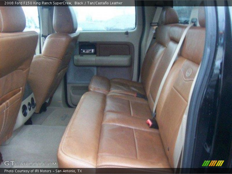 Black / Tan/Castaño Leather 2008 Ford F150 King Ranch SuperCrew