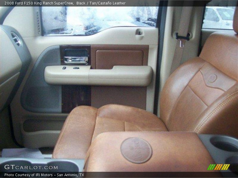 Black / Tan/Castaño Leather 2008 Ford F150 King Ranch SuperCrew