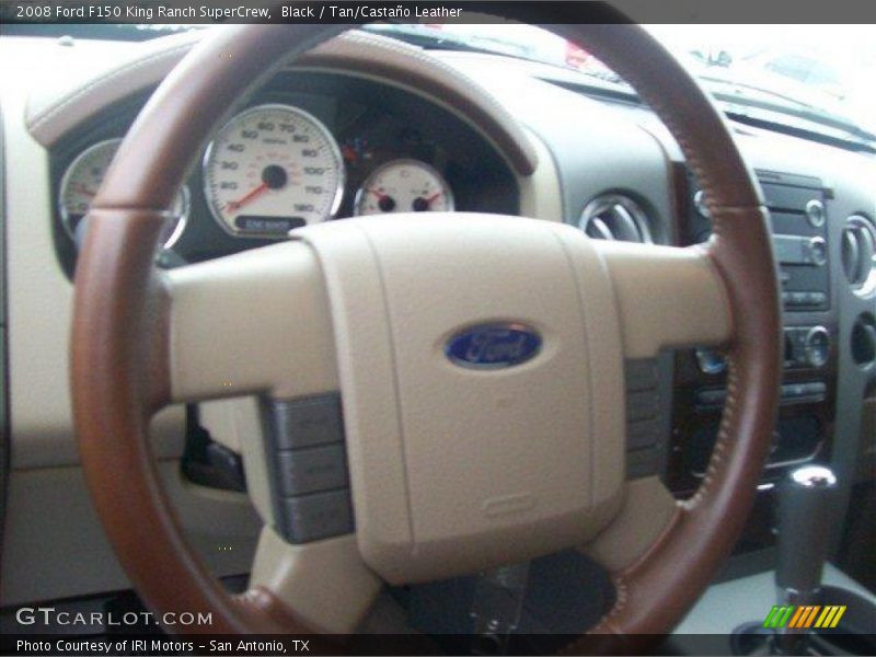 Black / Tan/Castaño Leather 2008 Ford F150 King Ranch SuperCrew
