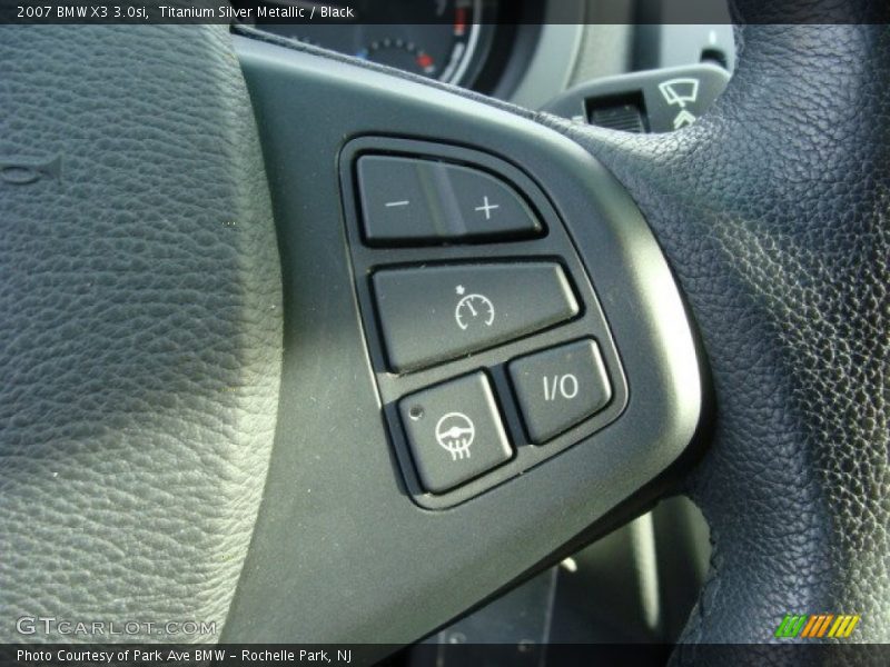Titanium Silver Metallic / Black 2007 BMW X3 3.0si