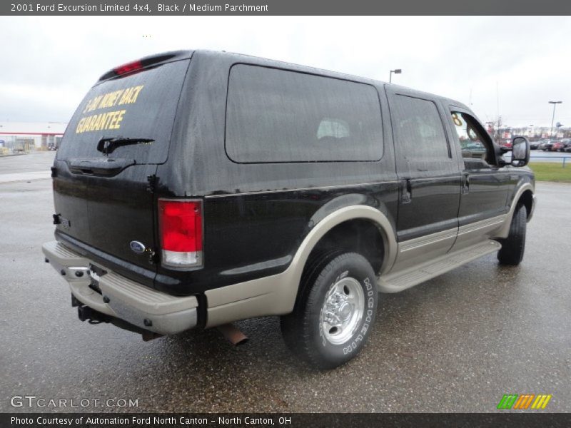Black / Medium Parchment 2001 Ford Excursion Limited 4x4