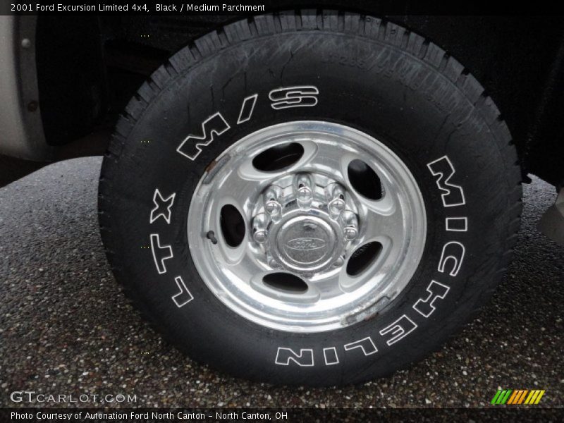 Black / Medium Parchment 2001 Ford Excursion Limited 4x4