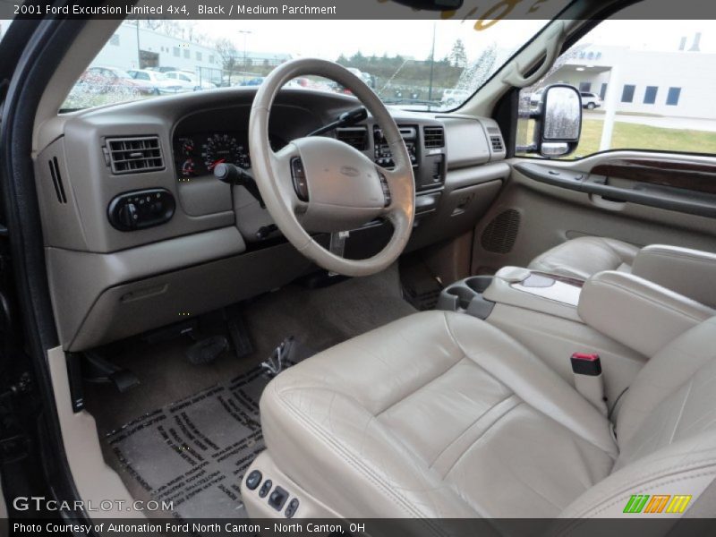 Black / Medium Parchment 2001 Ford Excursion Limited 4x4