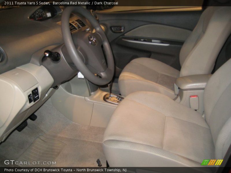 Barcelona Red Metallic / Dark Charcoal 2011 Toyota Yaris S Sedan