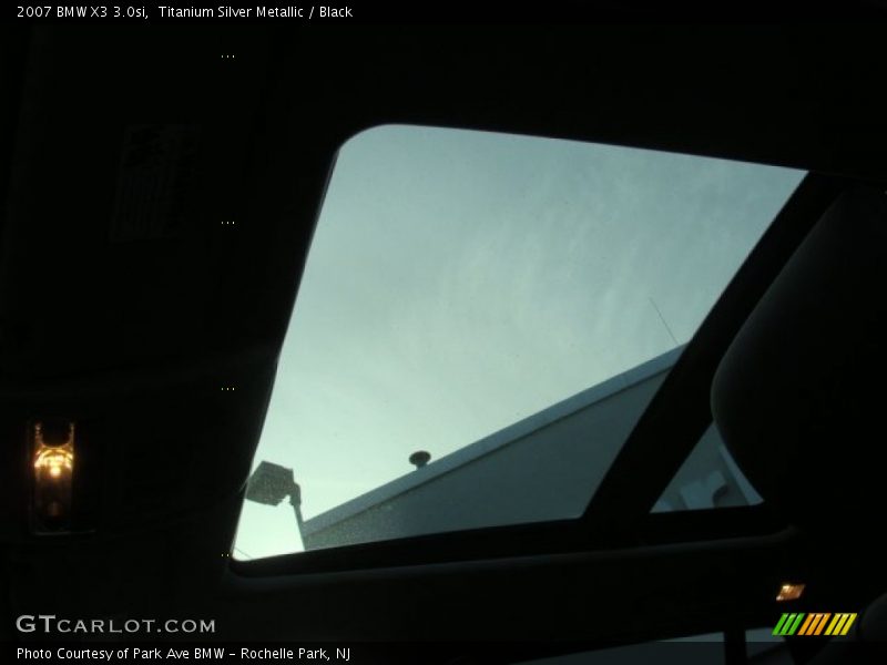 Titanium Silver Metallic / Black 2007 BMW X3 3.0si