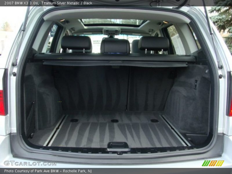 Titanium Silver Metallic / Black 2007 BMW X3 3.0si