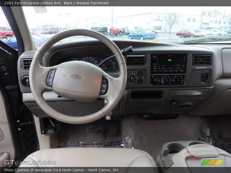 Black / Medium Parchment 2001 Ford Excursion Limited 4x4