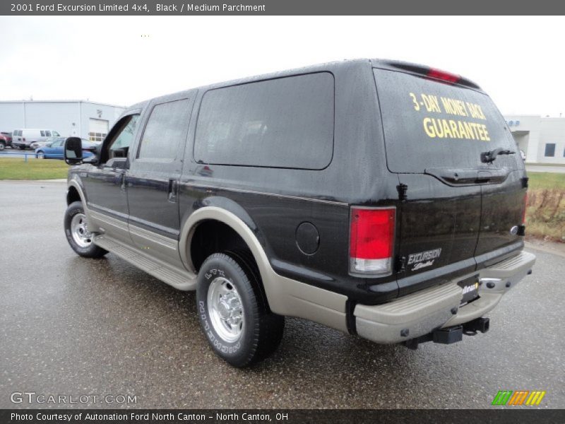 Black / Medium Parchment 2001 Ford Excursion Limited 4x4