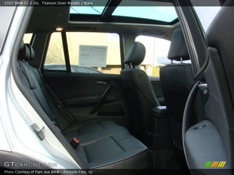 Titanium Silver Metallic / Black 2007 BMW X3 3.0si