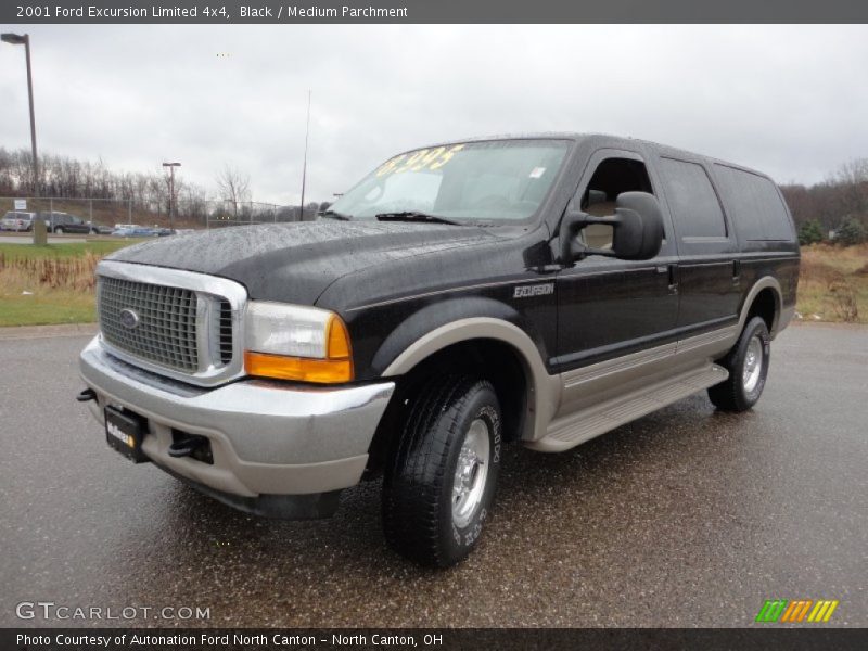 Black / Medium Parchment 2001 Ford Excursion Limited 4x4
