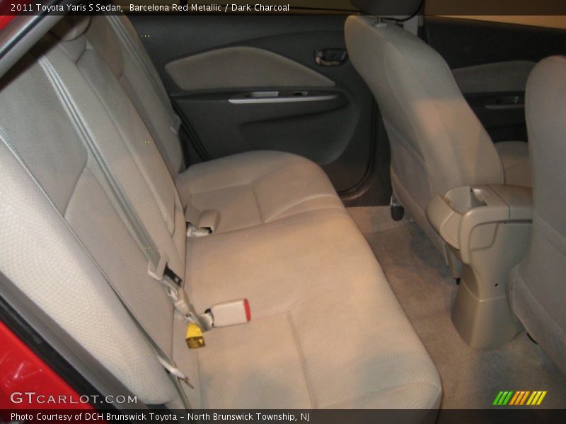 Barcelona Red Metallic / Dark Charcoal 2011 Toyota Yaris S Sedan