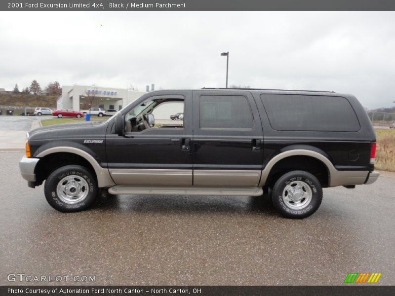 Black / Medium Parchment 2001 Ford Excursion Limited 4x4