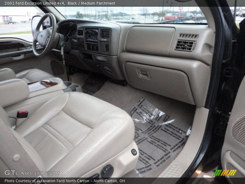 Black / Medium Parchment 2001 Ford Excursion Limited 4x4