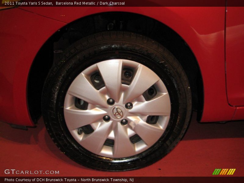 Barcelona Red Metallic / Dark Charcoal 2011 Toyota Yaris S Sedan