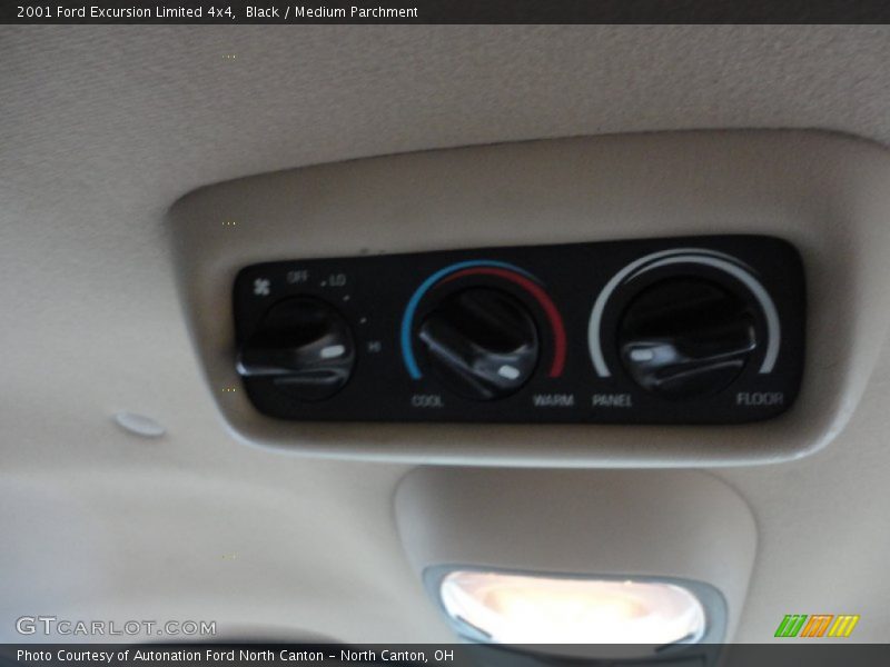 Black / Medium Parchment 2001 Ford Excursion Limited 4x4