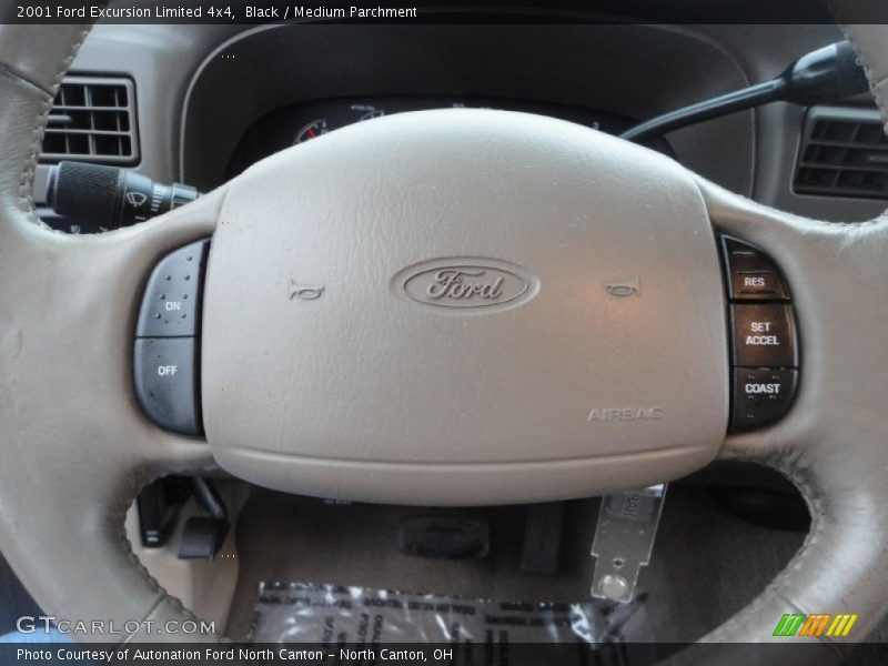 Black / Medium Parchment 2001 Ford Excursion Limited 4x4